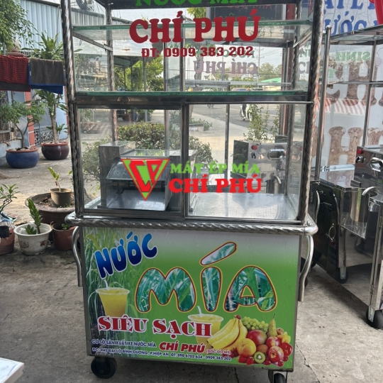 MÁY  ÉP MIA CÓ TỦ KÍNH 1